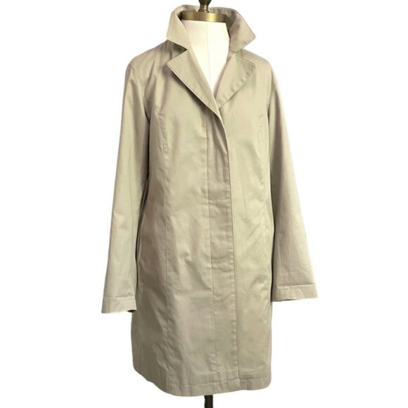 🛑 Burberry Straight Mid-Length Light Trench Coat - 6/Small - Picture 1 of 14